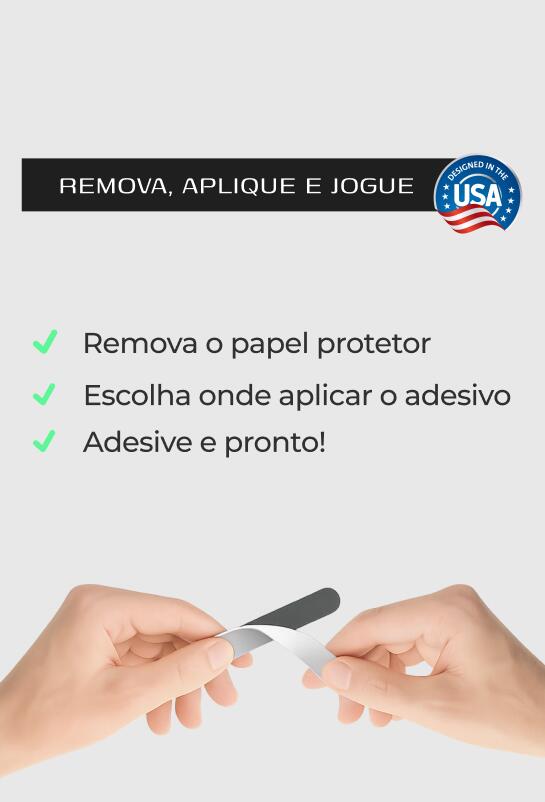 Adesivo Metálico de Balance, Pack 4, Prata