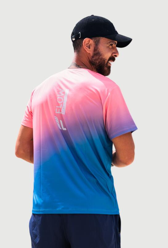 Camiseta Oficial Thales Santos, Degradê Sunset