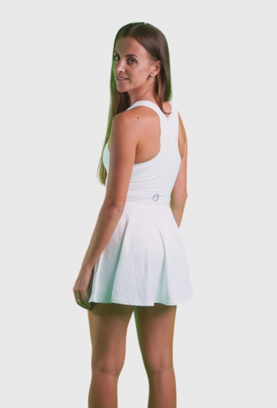 Vestido Nicole Nobile 2025, Branco