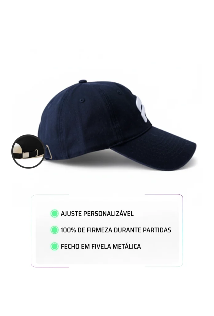 Boné Flow Polo Style, Preto