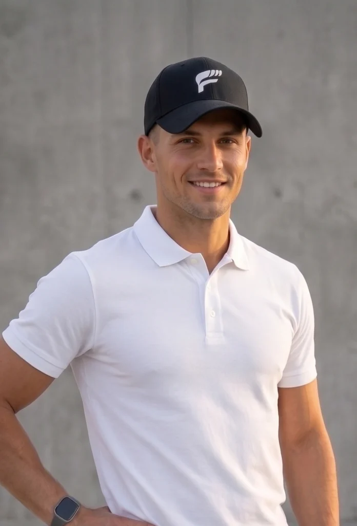 Boné Flow Polo Style, Preto